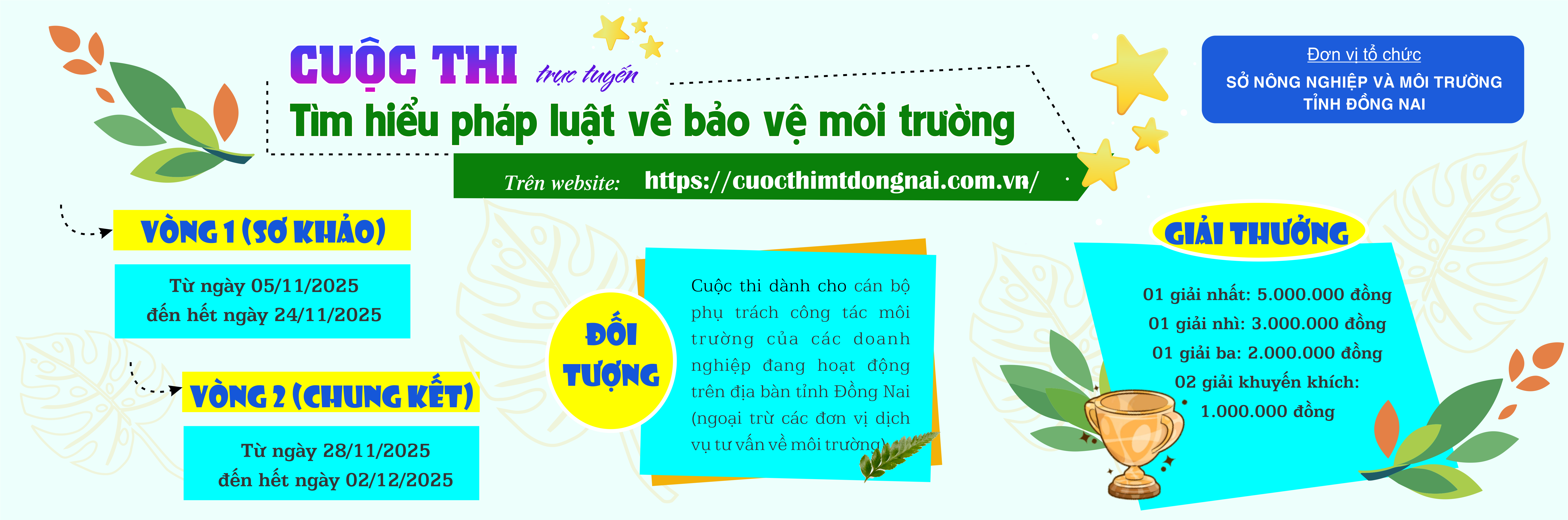 Phát động cuộc thi trực tuyến Tìm hiểu pháp luật về bảo vệ môi trường