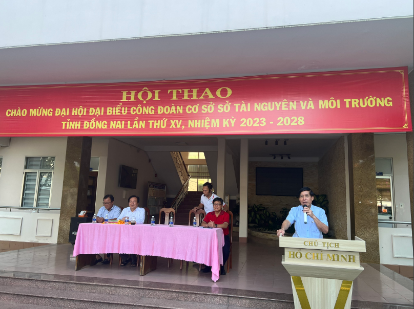 Hội thao chào mừng Đại hội Đại biểu Công đoàn cơ sở Sở Tài nguyên và Môi trường lần thứ XV nhiệm kỳ 2023-2028