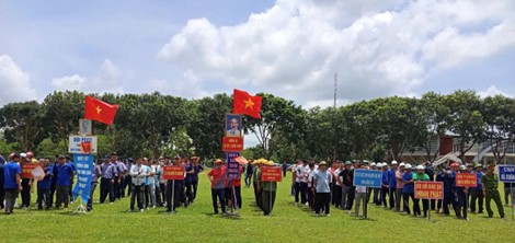 Đội Phòng cháy chữa cháy Ban Quản lý rừng phòng hộ Xuân Lộc tham gia Hội thao kiểm tra nghiệp vụ chữa cháy và cứu nạn cứu hộ năm 2025.