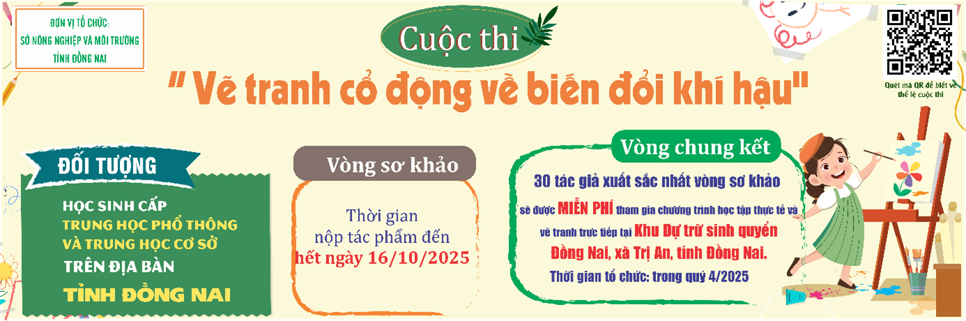 Phát động cuộc thi “Vẽ tranh về biến đổi khí hậu”